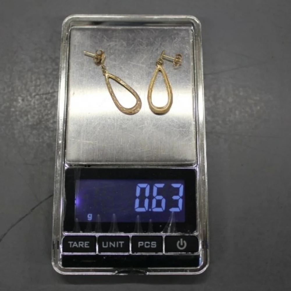 14K Gold Earrings - Picture 4 of 4